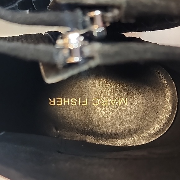 Marc Fisher black suede booties - Picture 6 of 11